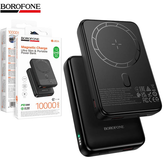 Borofone BJ82A PD20W 10000mAh MagSafe Magnetic Portable Power Bank-Case & Gear - phoneguy.com.au-www.PhoneGuy.com.au