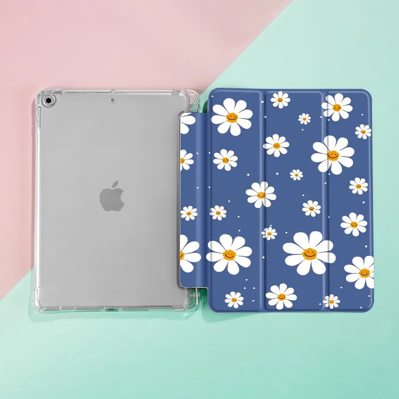 Flower Case for iPad iPad 9.7-Inch (6th/5th Generation, 2018/2017/ iPad 10 10.9in-Tablet Case-Generic-www.PhoneGuy.com.au