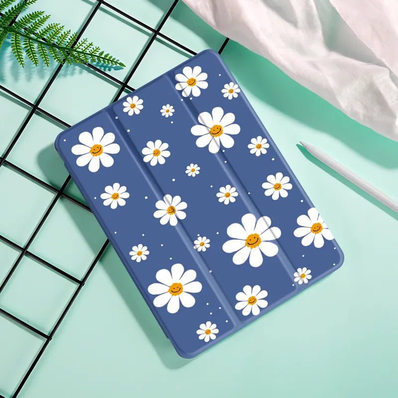 Flower Case for iPad iPad 9.7-Inch (6th/5th Generation, 2018/2017/ iPad 10 10.9in-Tablet Case-Generic-www.PhoneGuy.com.au