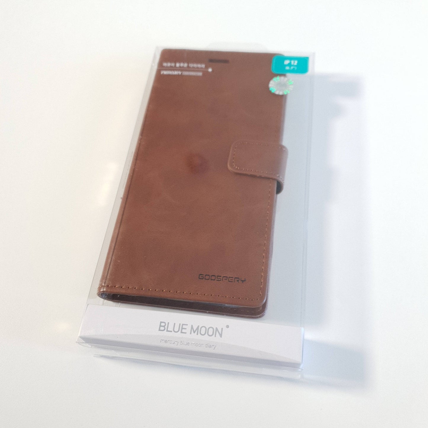 Goospery Blue moon Diary for iPhone 12 / 12 Pro/ 12 Pro Max Wallet Flip Folio Cards Pockets-Phone Case-Goospery-www.PhoneGuy.com.au