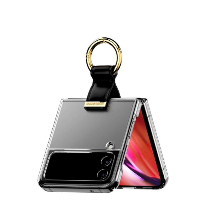 Goospery Golden Bell Case for Samsung Galaxy Z Flip 7 - Black-Case & Gear - phoneguy.com.au-www.PhoneGuy.com.au