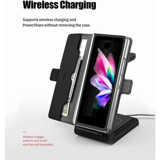 Goospery Mercury Premium Diary Case for Samsung Galaxy Z Fold 7 - Black-Case & Gear - phoneguy.com.au-www.PhoneGuy.com.au