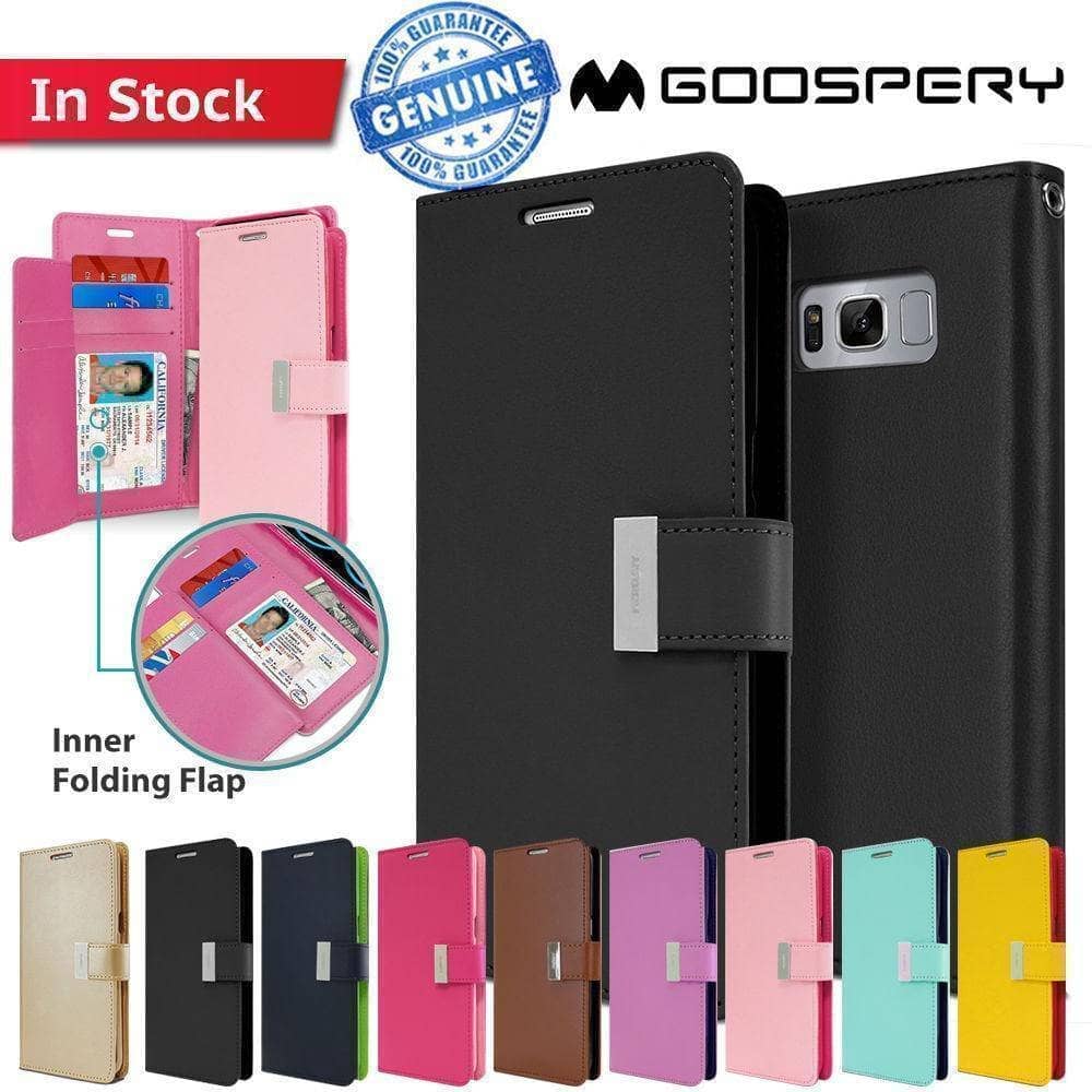 Goospery Rich Diary Case Samsung Galaxy S9+ Plus Extra Flip More Cards-Phone Case-Goospery-www.PhoneGuy.com.au