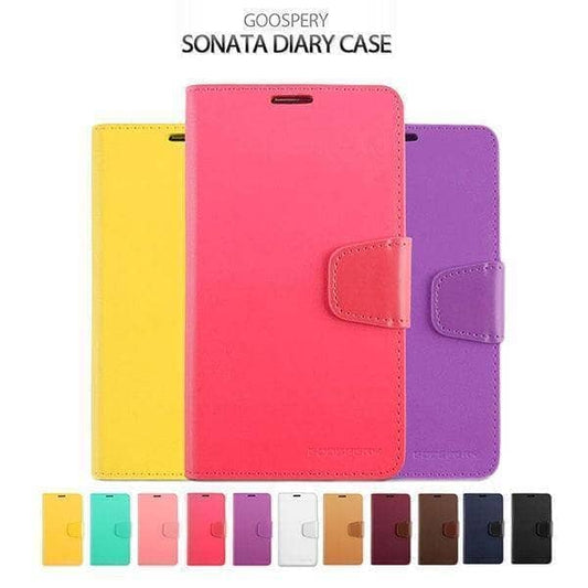 Goospery Sonata Diary Flip Leather Case Samsung Galaxy S9+ PLUS ID Pockets Stand-Phone Case-Goospery-www.PhoneGuy.com.au