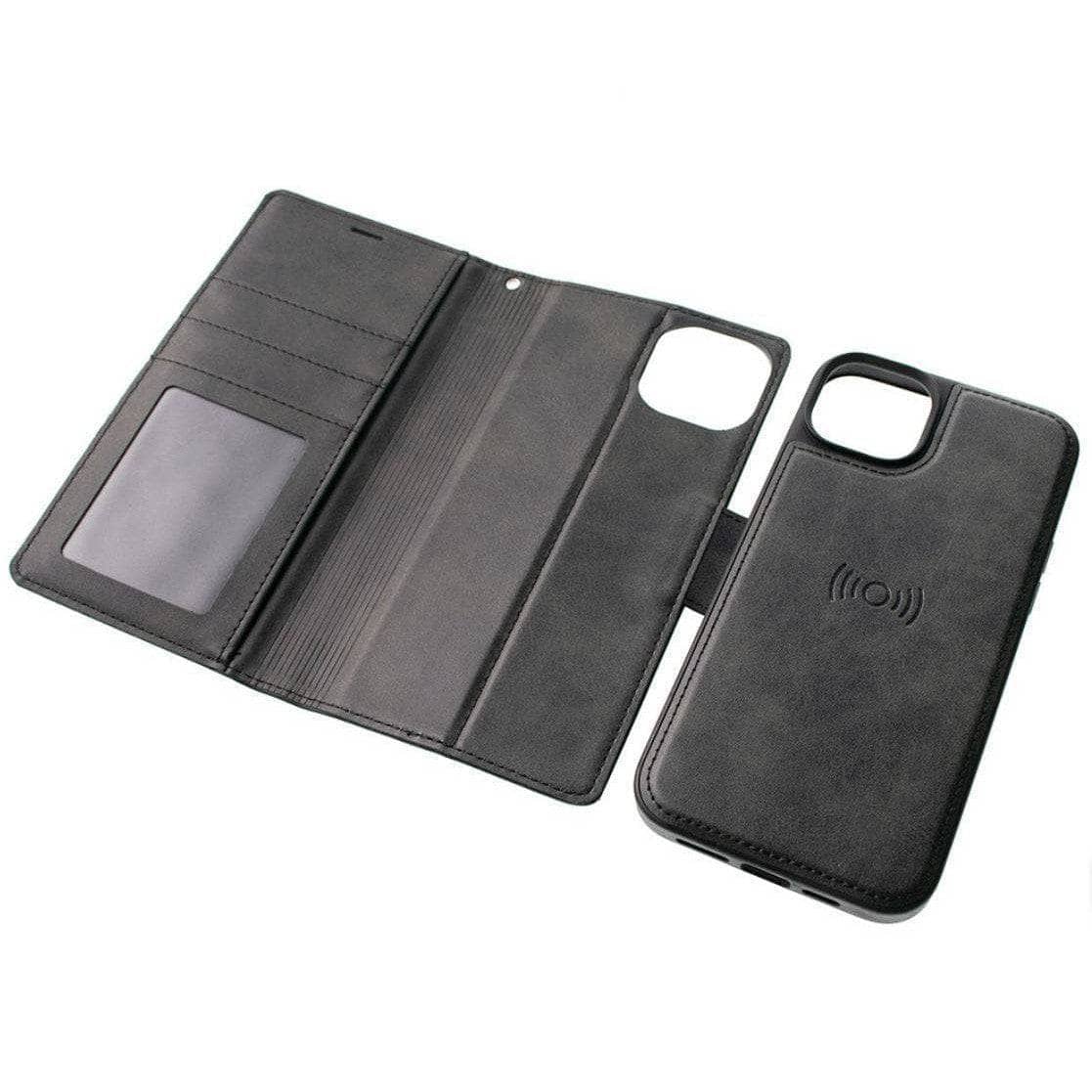 Hanman 2 in 1 Detachable Magnetic Flip Leather Cover for iPhone 16 Pro Max/ 16 Pro-Case & Gear - phoneguy.com.au-www.PhoneGuy.com.au