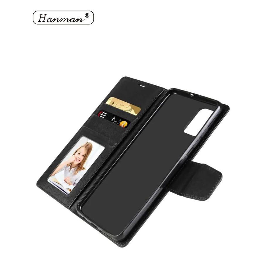 Hanman Wallet Leather Flip Case Cover For Samsung Galaxy A17 / A37-Case & Gear - phoneguy.com.au-www.PhoneGuy.com.au