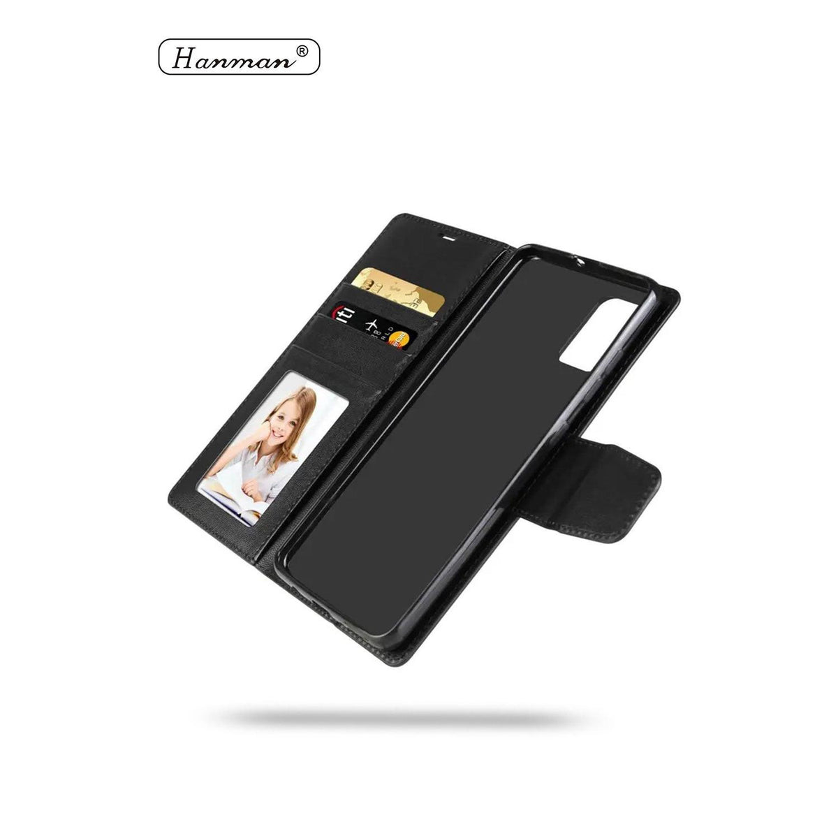 Hanman Wallet Leather Flip Case Cover For Samsung Galaxy S25 FE / S26 FE-Phone Case-Case & Gear - phoneguy.com.au-www.PhoneGuy.com.au