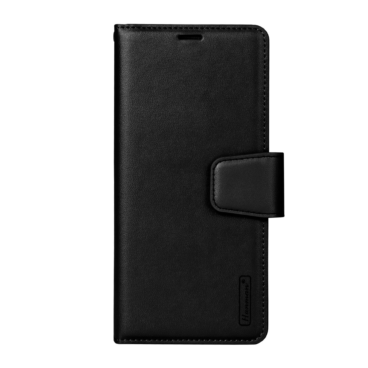 Hanman Wallet Leather Flip Case Cover for Samsung Galaxy Z Fold 7 / Z Fold 8 Ultra - Black - Case & Gear - phoneguy.com.au