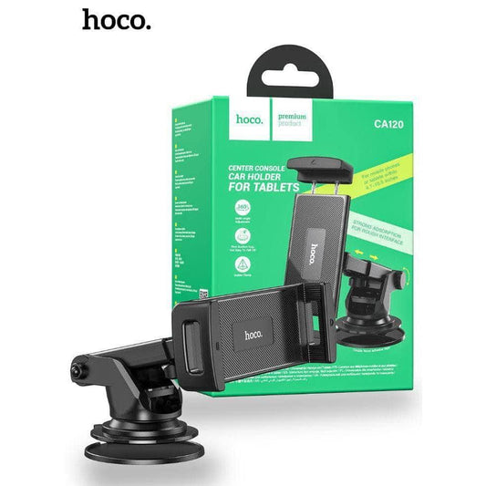 Hoco CA120 Tablet Center Console Car Holder - Black-Tablet Table Holder-Hoco-www.PhoneGuy.com.au
