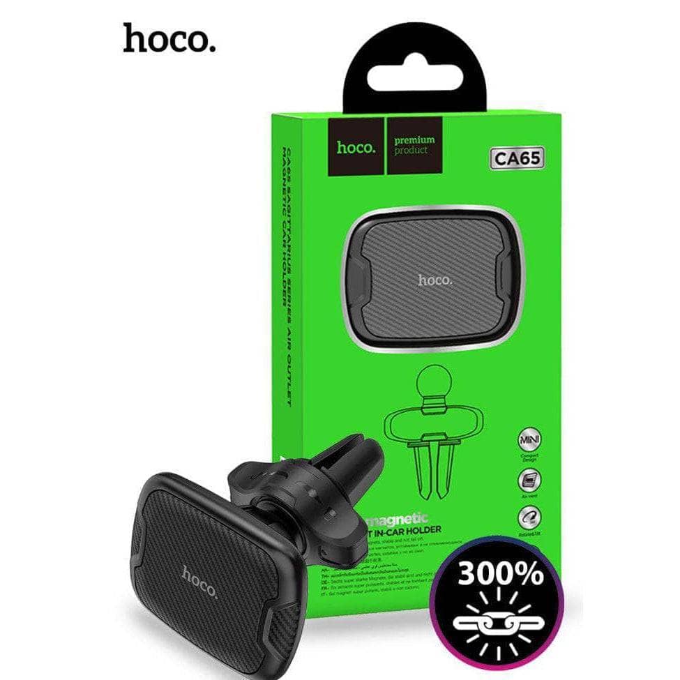 Hoco CA65 300% Stronger 6Pcs Magnetic Air Vent Car Holder - Black-Phone Accessories > Phone Holder-Hoco-www.PhoneGuy.com.au