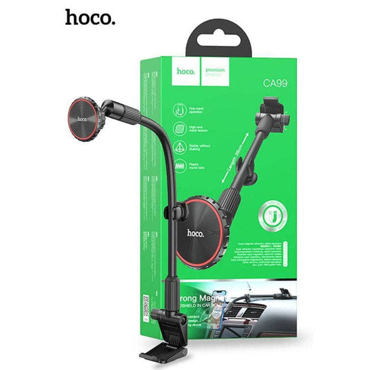 Hoco CA99 Windshield Long Magnetic Car Holder - Black-Phone Accessories > Phone Holder-Hoco-www.PhoneGuy.com.au