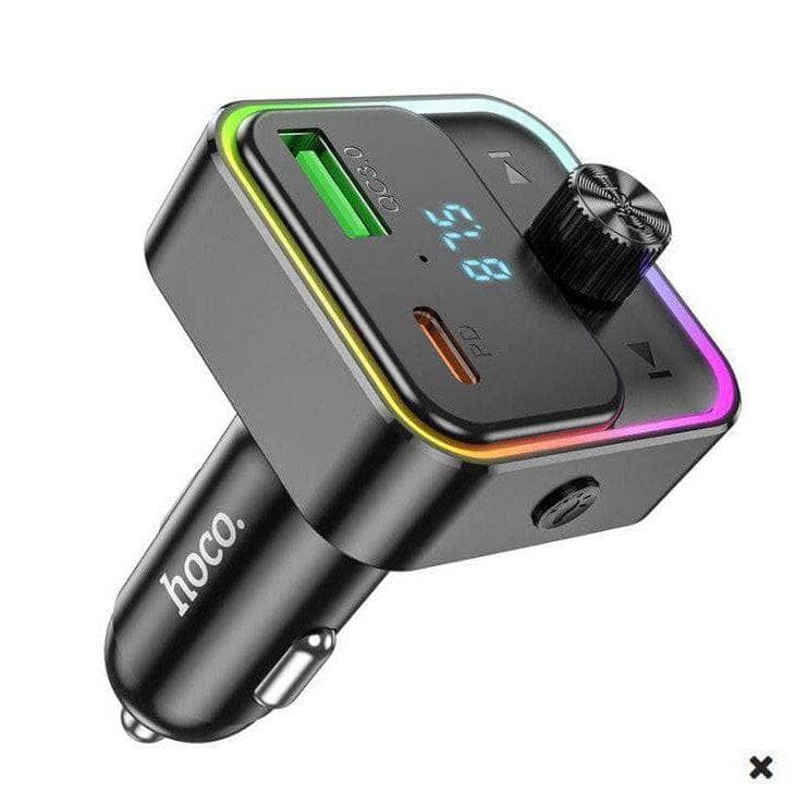 Hoco E81 1C1A Fantasy PD30W QC3.0 Car MP3 FM Transmitter - Black-transmitter-Hoco-www.PhoneGuy.com.au