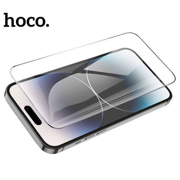 Hoco G10 9D Anti-Static Full Cover Tempered Glass - Black/ Clear-Case & Gear - phoneguy.com.au-www.PhoneGuy.com.au