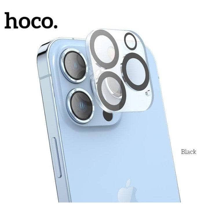 Hoco G13 Camera Anti-Glare Tempered Glass - Clear/ Black-Screen Protector-Hoco-www.PhoneGuy.com.au