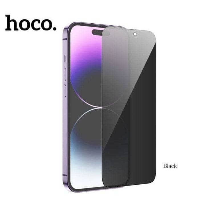 Hoco G15 Privacy 9D Full Cover Tempered Glass - Black-Screen Protector-Hoco-www.PhoneGuy.com.au