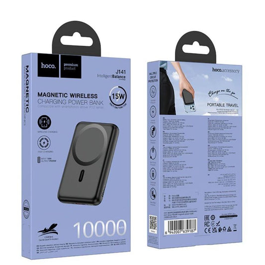 Hoco J141 Grace PD20W Mag power bank 10000mAh (MagSafe Compatible)-Case & Gear - phoneguy.com.au-www.PhoneGuy.com.au