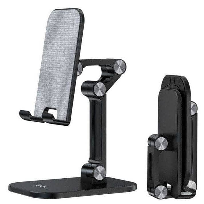 Hoco PH34 Excellent Double Folding Desktop Stand - Black-Tablet Table Holder-Hoco-www.PhoneGuy.com.au