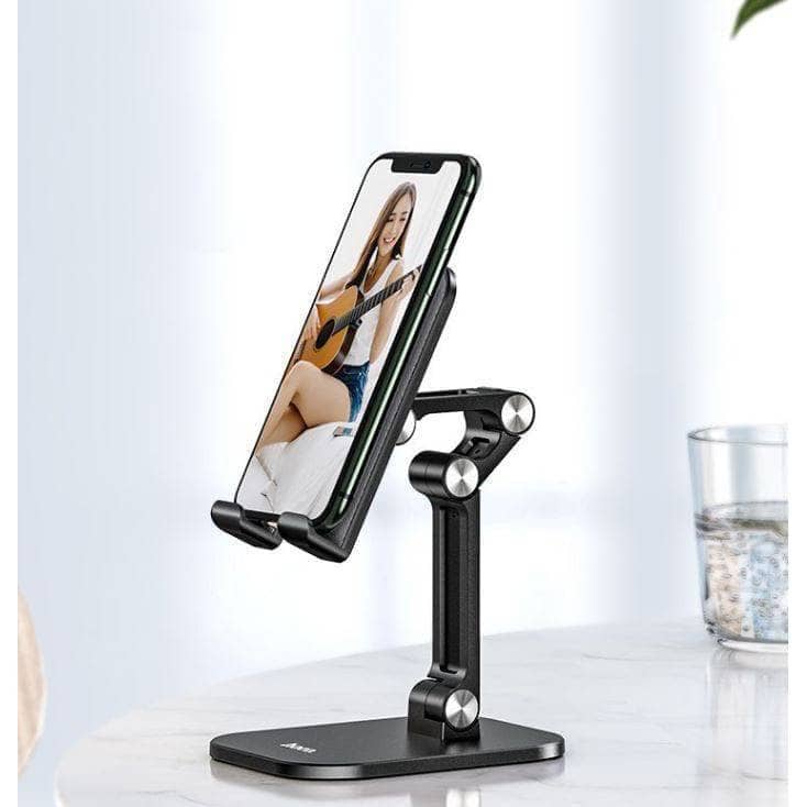 Hoco PH34 Excellent Double Folding Desktop Stand - Black-Tablet Table Holder-Hoco-www.PhoneGuy.com.au