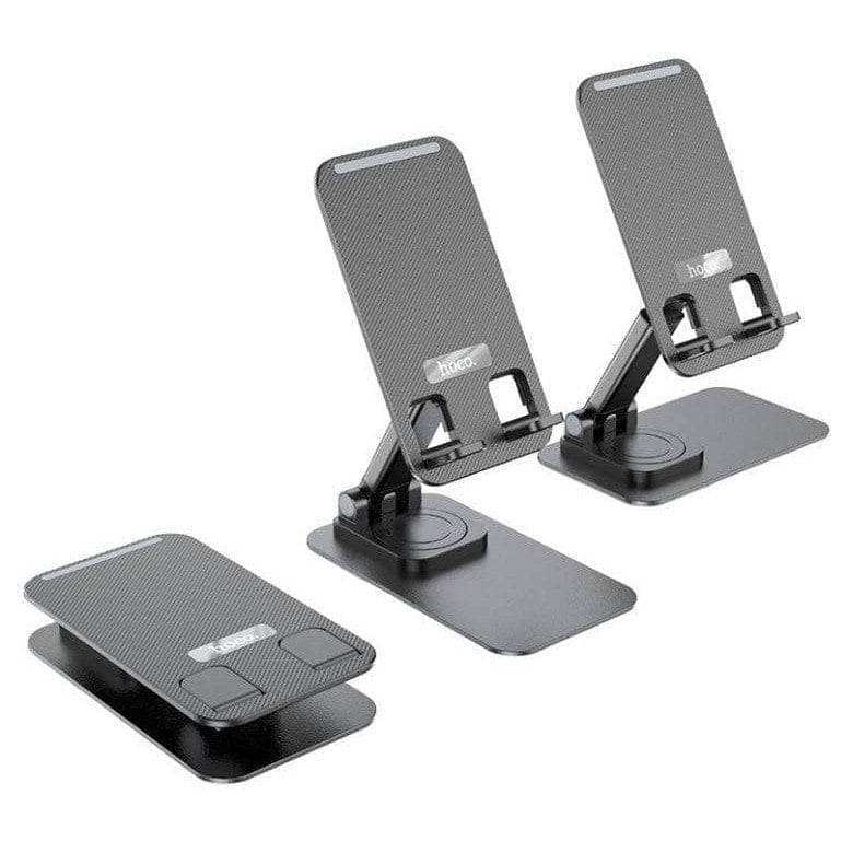 Hoco PH50 Lvey Folding Rotatable Holder - Black-Phone Accessories > Phone Holder-Hoco-www.PhoneGuy.com.au