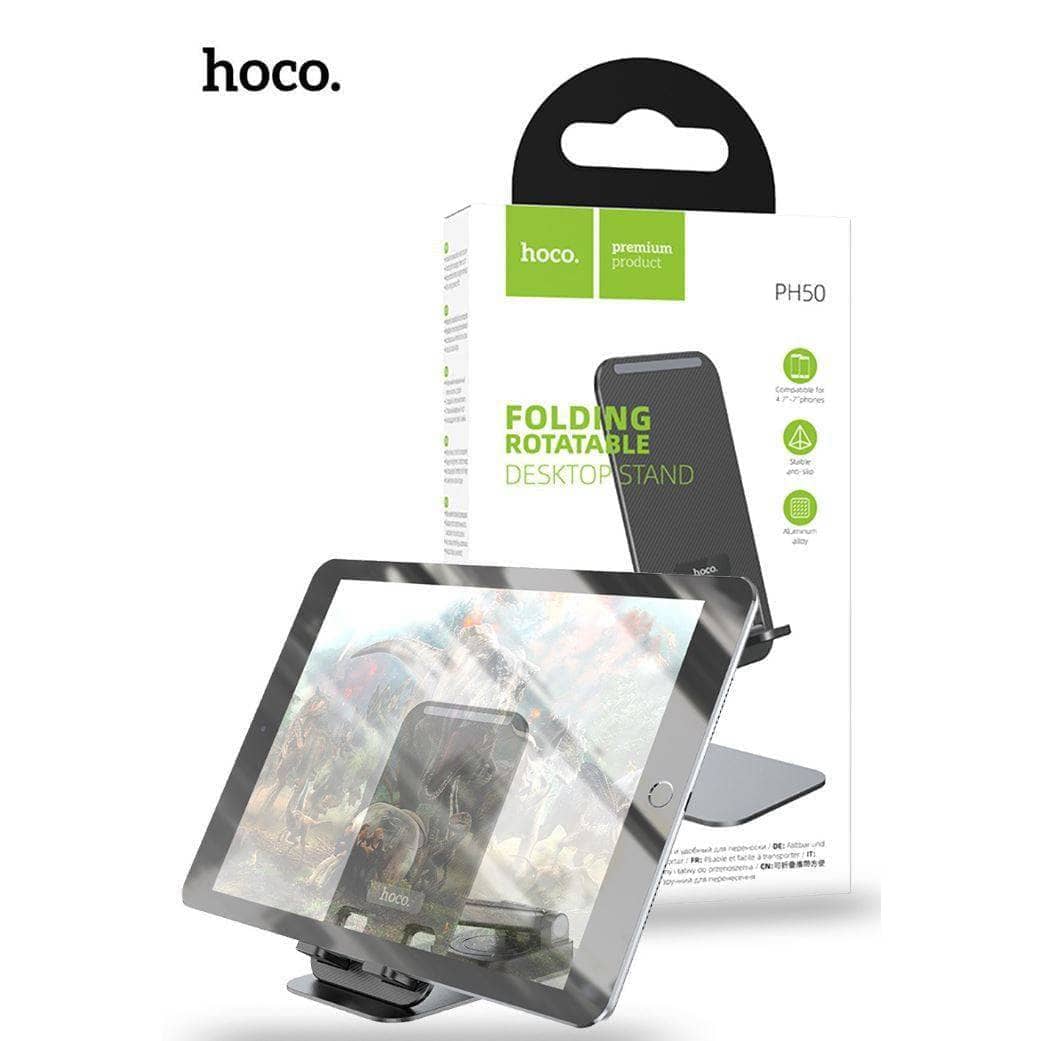 Hoco PH50 Lvey Folding Rotatable Holder - Black – Case & Gear ...