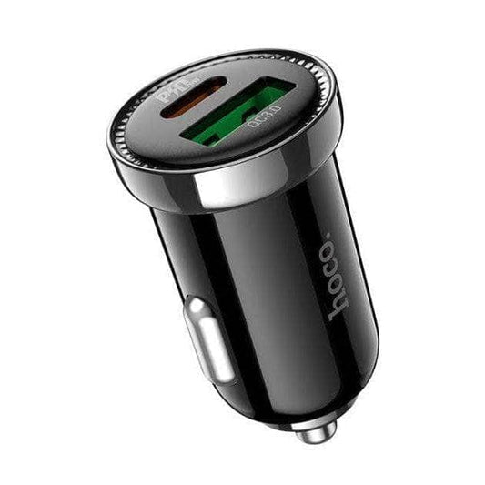 Hoco Z50 High Power 48W PD QC Dual Car Metal Charger-Car Charger-Hoco-www.PhoneGuy.com.au