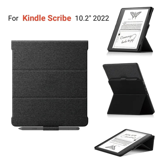 Kindle Scribe 2022 Case 10.2 inch Ultra thin Magnetic folding Stand with Pen Slot-Tablet Case-Generic-www.PhoneGuy.com.au