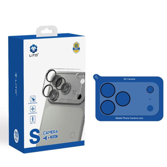 LITO C1 Camera Anti-Glare Tempered Glass for iPhone 17 Series - Black-Case & Gear - phoneguy.com.au-www.PhoneGuy.com.au