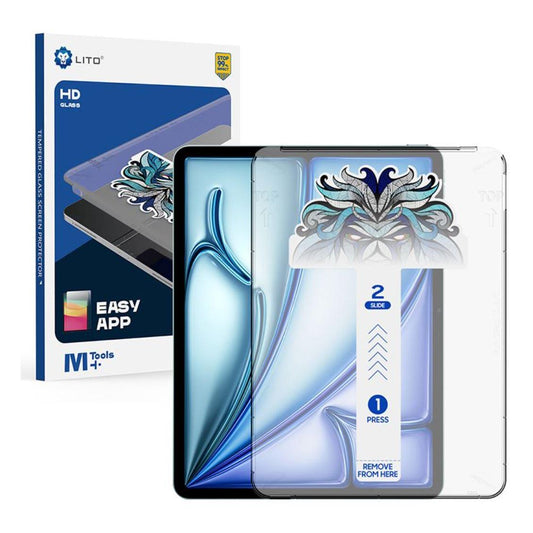 LITO D12 2.5D Clear Glass With Tools for iPad Pro 13 2024 / Air 13 2024-2025 - Clear-Case & Gear - phoneguy.com.au-www.PhoneGuy.com.au