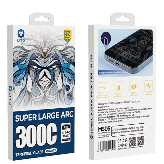LITO LDG036 D MAX Privacy 300C Big Curved Glass ESD Glue for iPhone-Case & Gear - phoneguy.com.au-www.PhoneGuy.com.au