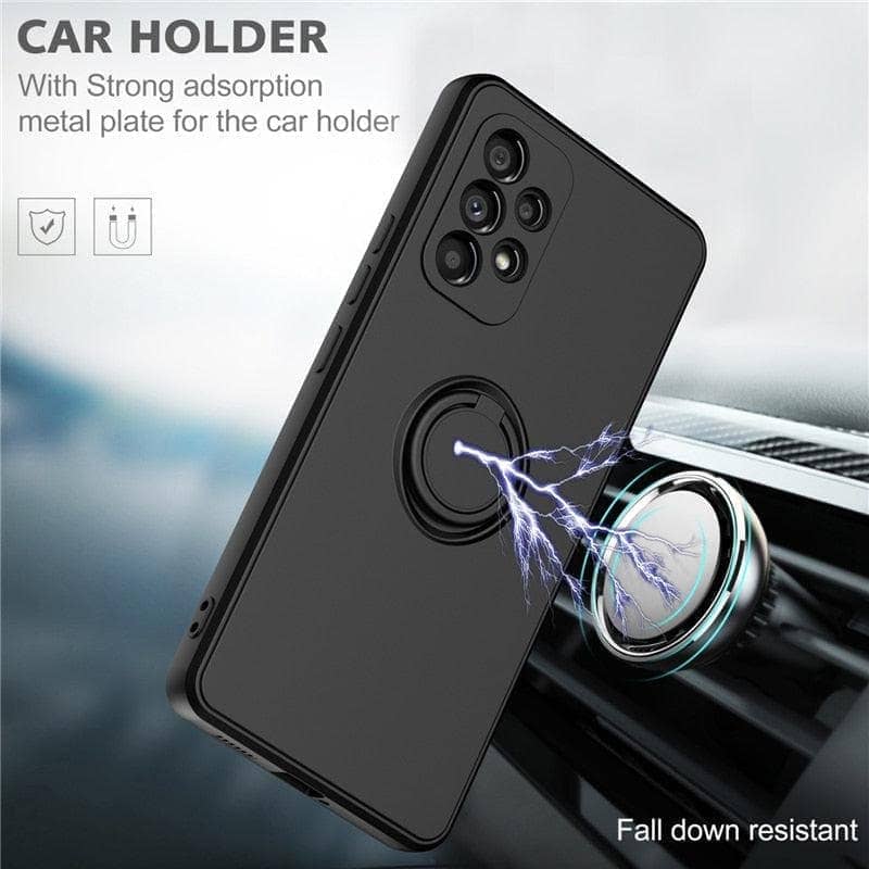 Luxury Magnetic Case For Samsung Galaxy S Series Cover With Ring Holder-Phone Case-Unbranded-www.PhoneGuy.com.au