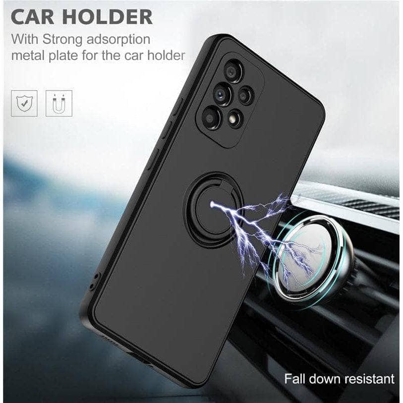 Luxury Magnetic Case For Samsung Galaxy S Series Cover With Ring Holder-Phone Case-Unbranded-www.PhoneGuy.com.au