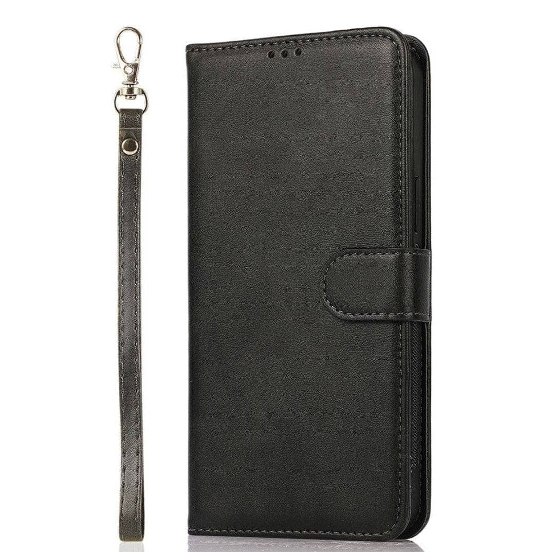 Magnetic Detachable PU Leather Flip Wallet Case for iPhone 13 Pro Max-Case & Gear - phoneguy.com.au-www.PhoneGuy.com.au