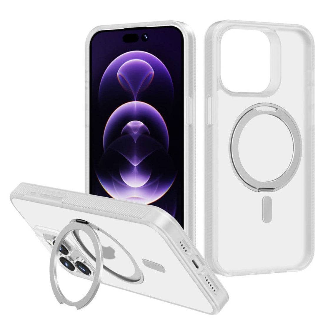 REDEFINE 360° Rotation Stand Magnetic Matte Case for iPhone 15 Pro Max-Case & Gear - phoneguy.com.au-www.PhoneGuy.com.au