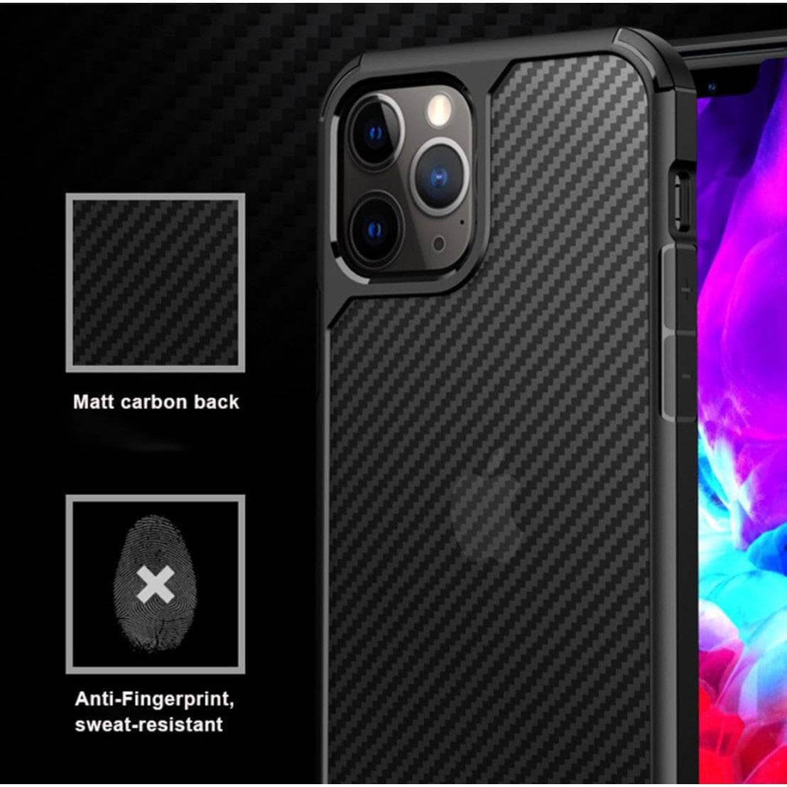 REDEFINE Carbon Fiber Hard Shield Case Cover for iPhone 13 Pro Max-Case & Gear - phoneguy.com.au-www.PhoneGuy.com.au