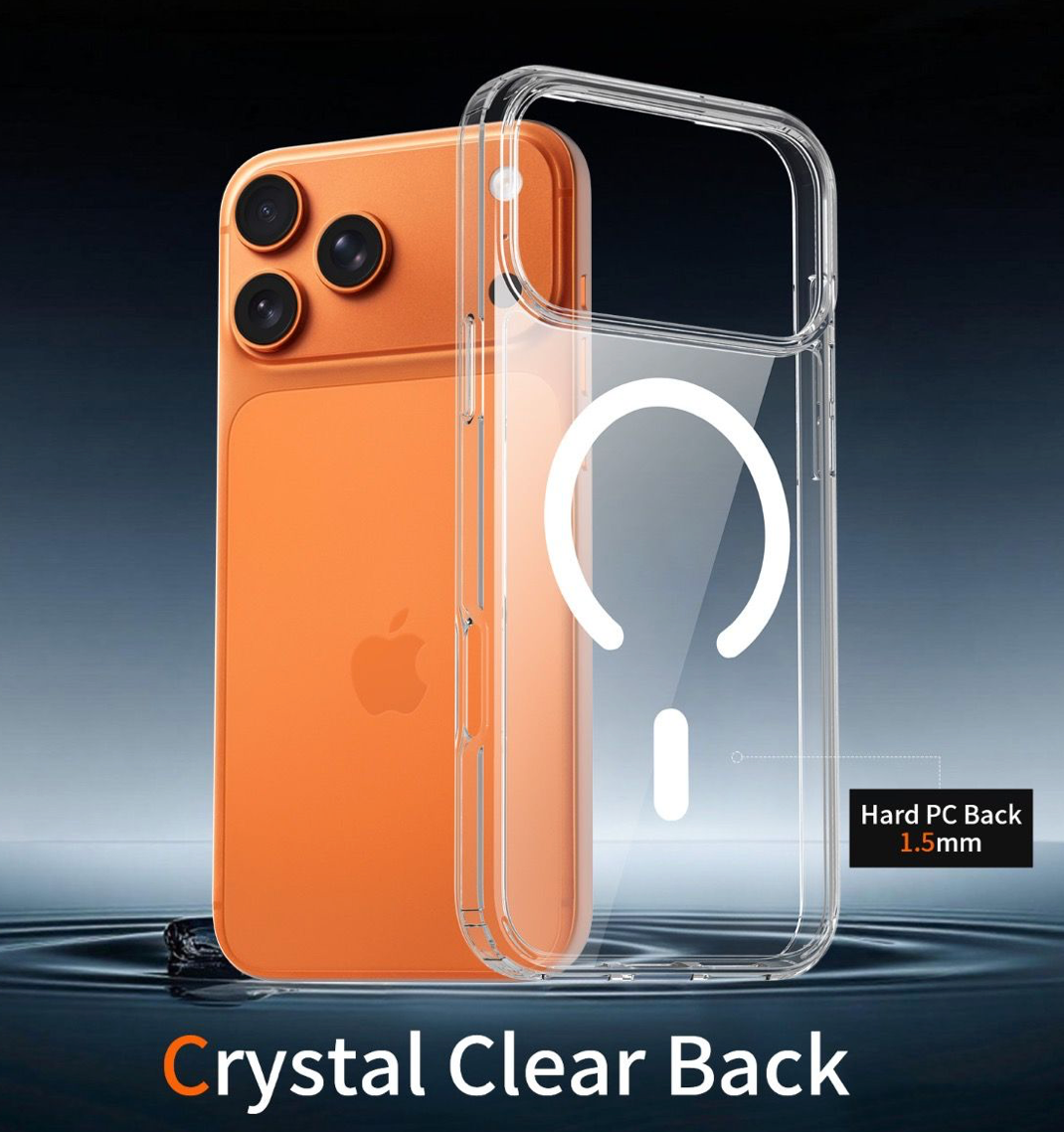BLACKTECH Mag Case for Samsung Galaxy S25 FE / S26 FE (MagSafe Compatible) - Clear