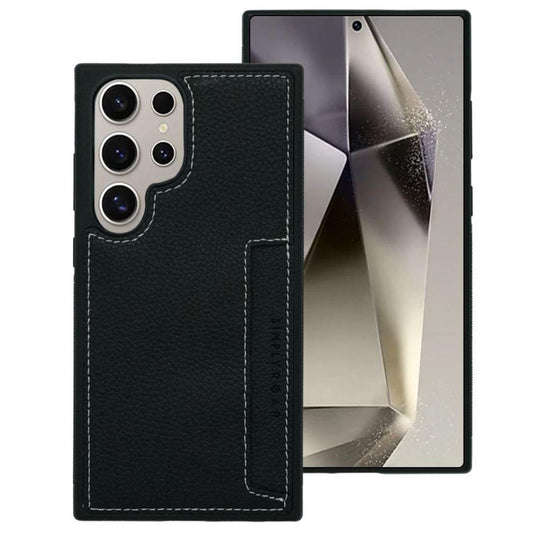 Simply Roar Stitch Leather Card Pocket for Samsung Galaxy S25+/ S24+-Case & Gear - phoneguy.com.au-www.PhoneGuy.com.au