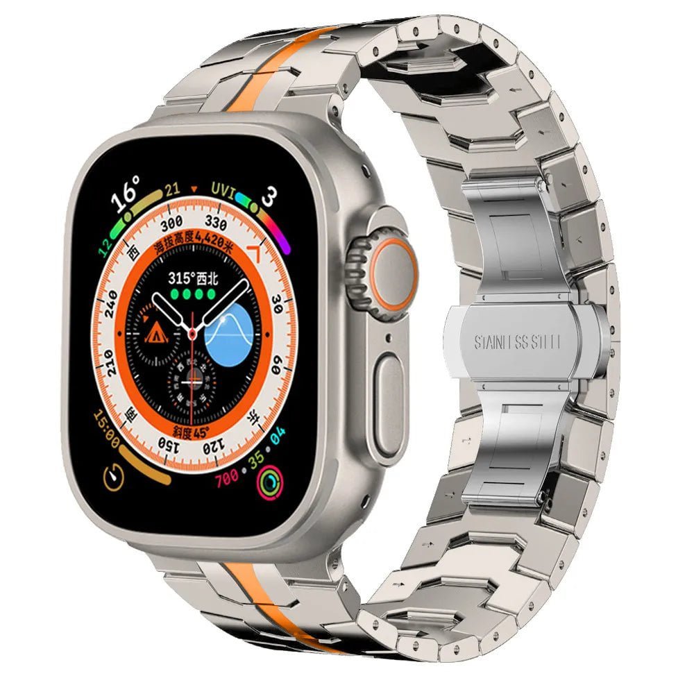 Ultra Titanium Color Strap For Apple Watch 49mm 45mm 44mm-Apple Watch Band-Generic-www.PhoneGuy.com.au