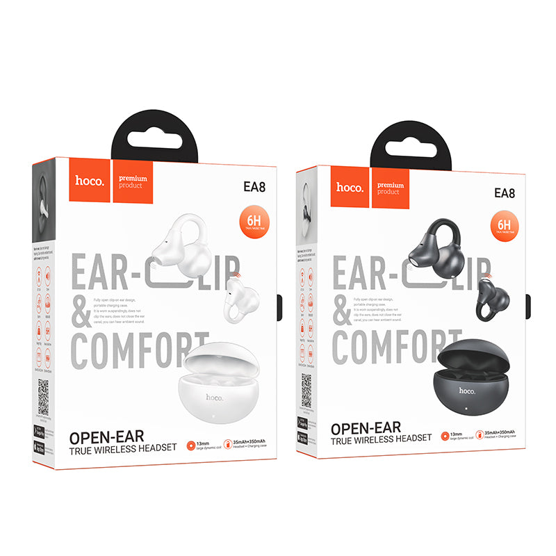 hoco. EA8 Open Ear Warm Sound True Wireless Bluetooth Headset with App-Audio-Case & Gear - phoneguy.com.au-www.PhoneGuy.com.au