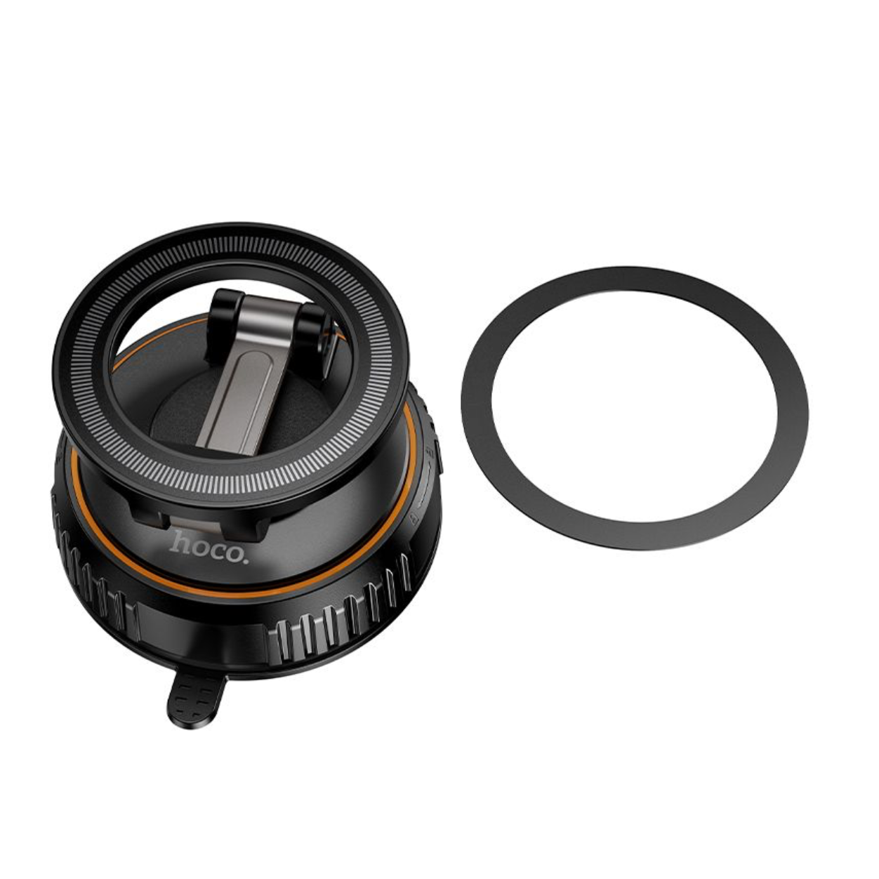hoco. H105 Journey magnetic car holder with suction cup - Black-Case & Gear - phoneguy.com.au-www.PhoneGuy.com.au