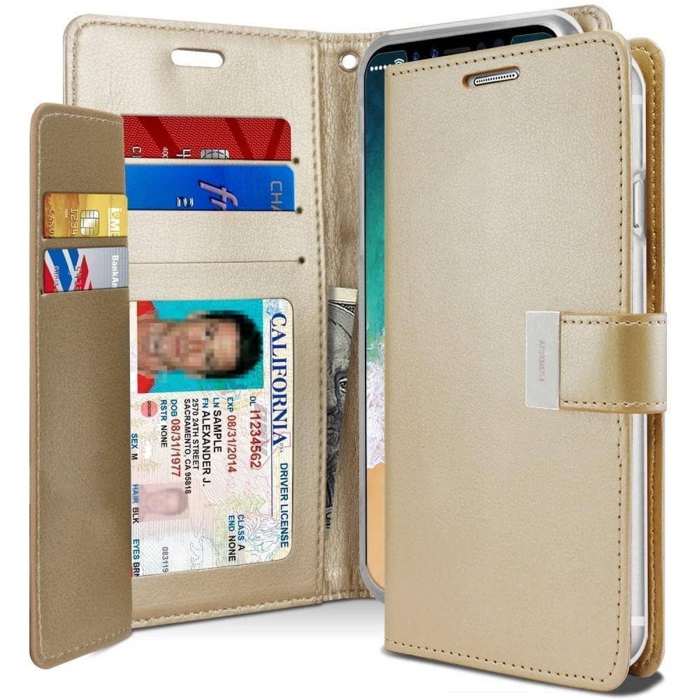 iPhone 11 Pro Goospery Rich Diary Extra Flip Wallet Case Cards Pockets Anti Shock-Phone Case-Goospery-www.PhoneGuy.com.au