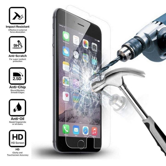 iPhone 15 Pro Max/ 14/ 13/ 11 / SE Tempered glass Screen Protector Anti Shock-Screen Protector-Generic-www.PhoneGuy.com.au