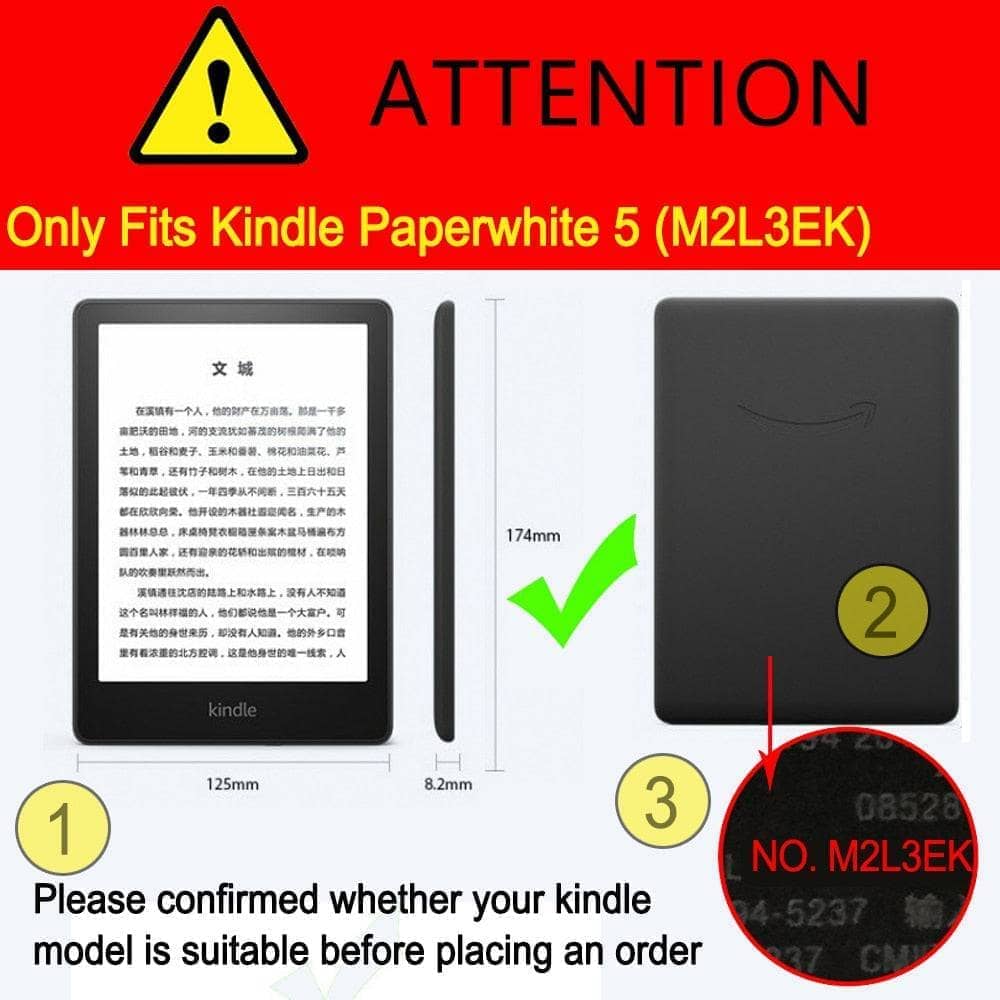 11th Generation 2021 Amazon Kindle Paperwhite 5 Case 6.8 Inch Cover-Kindle Case-Lecsion-www.PhoneGuy.com.au