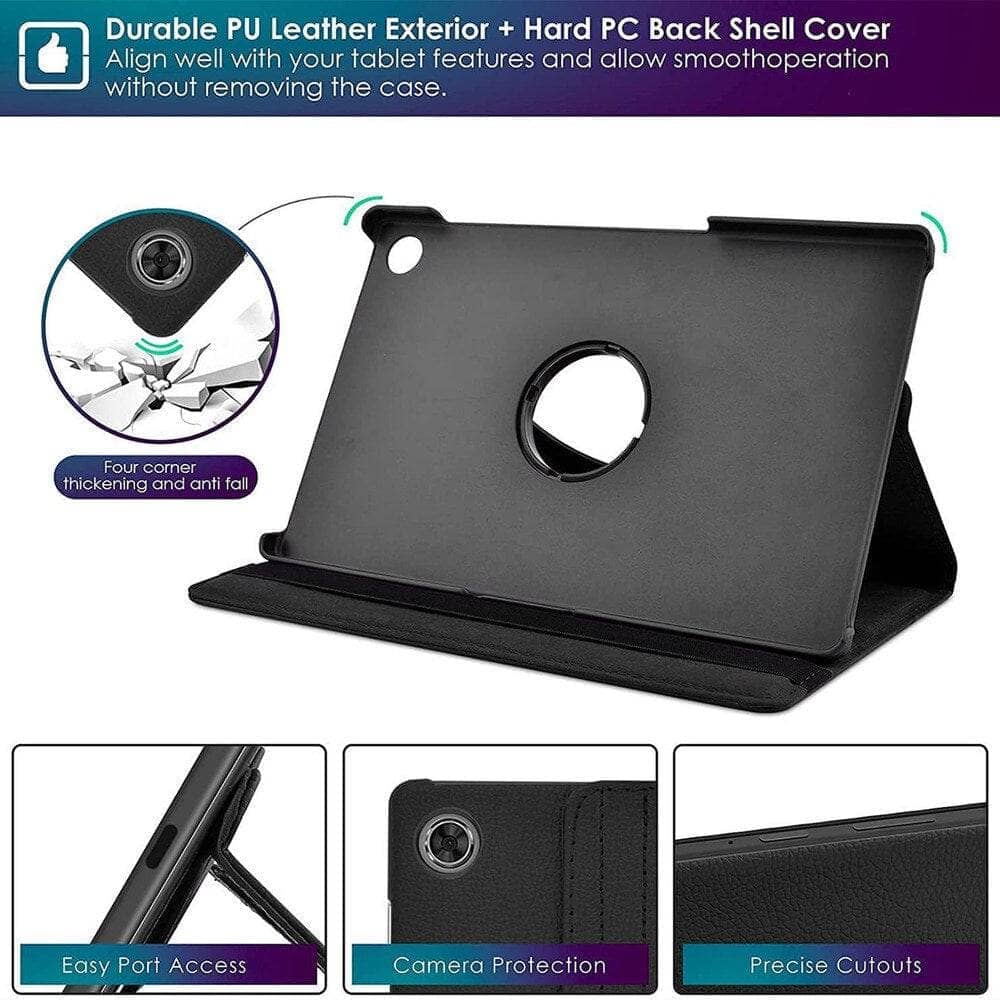 360 Degree Rotating Stand Case For Samsung Galaxy Tab A8 10.5 inch-Tablet Case-Blacktech-www.PhoneGuy.com.au