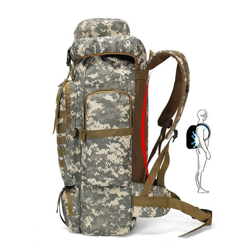 80L Waterproof Camouflage Tactical Backpack Large Capacity Army Backpacks Camping Backpack Outdoor-Backpack-Generic-www.PhoneGuy.com.au