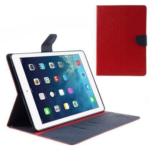 Apple iPad 6 5th Gen iPad 234 Mini 123 Pro Air 3 10.5 Fancy Diary Case Folio Slim-Tablet Case-Goospery-www.PhoneGuy.com.au