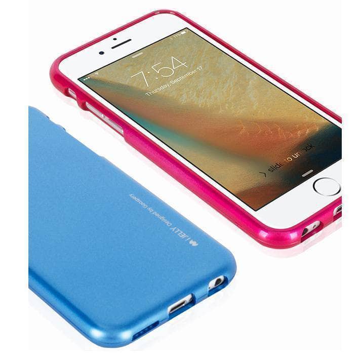 Apple iPhone Xs 6s 7/8 Plus Goospery iJelly Metal Soft Rubber Thin Cover-Phone Case-Goospery-www.PhoneGuy.com.au