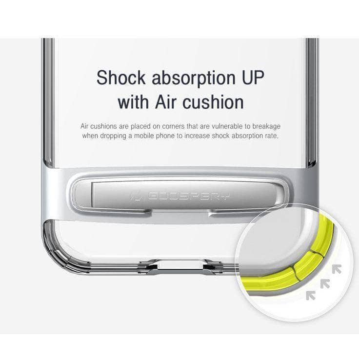 Apple iPhone Xs/X 8 Plus 7 Dream Bumper Goospery Kick Stand Magnetic Clear-Phone Case-Goospery-www.PhoneGuy.com.au