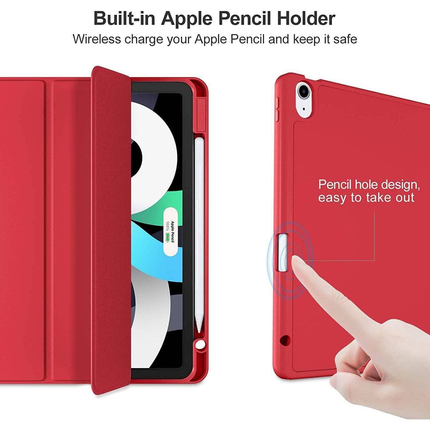 BLACKTECH Smart Fold Case with Pencil Holder for iPad 10th gen 10.9 inch-iPad Case-Case & Gear - phoneguy.com.au-www.PhoneGuy.com.au