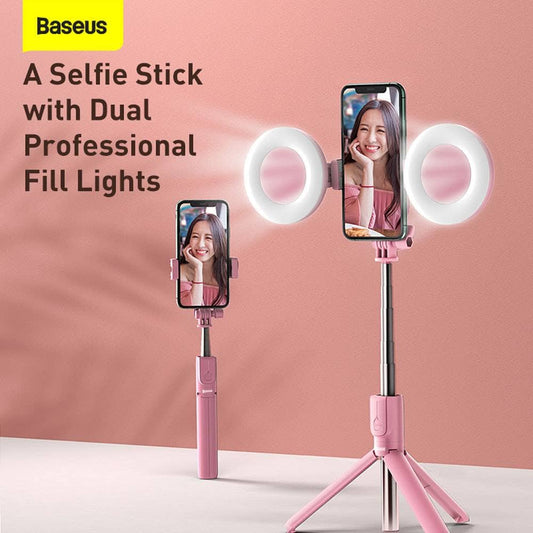 Baseus Selfie Stick RING LIGHT FILL LIGHT rechargable-Gadgets-Baseus-www.PhoneGuy.com.au