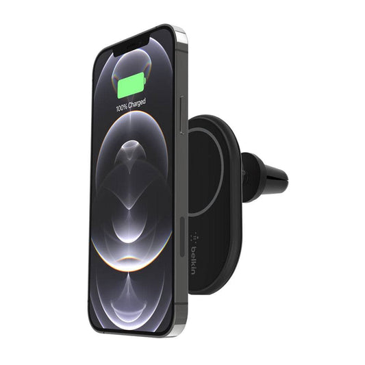 Belkin BOOST CHARGE Magnetic Wireless Car Charger - For MagSafe devices-Car - Cradles & Holders-BELKIN-www.PhoneGuy.com.au